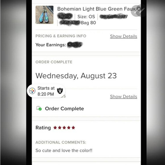 Bohemian Faux Opal Drop Dangle Earrings Light Blue Green Lightweight - Picture 9 of 9